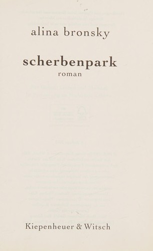 Cover of Scherbenpark - Alina Bronsky