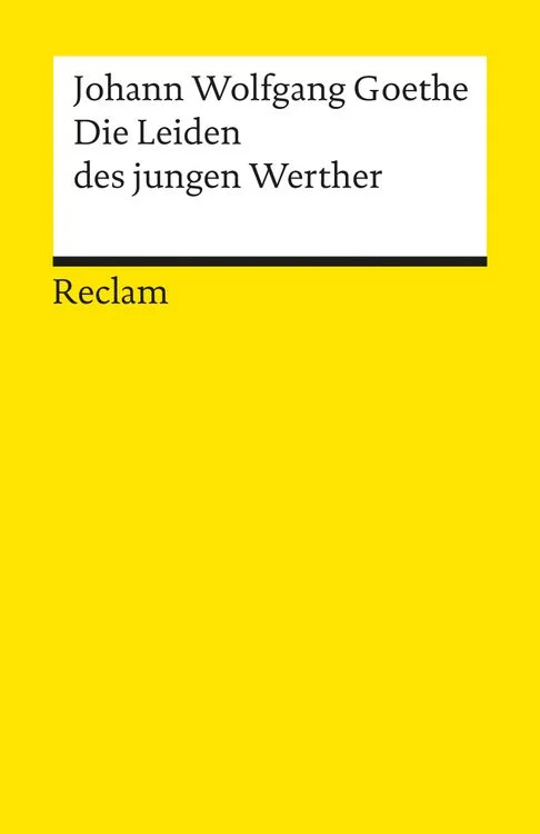 Cover of The Sorrows of Young Werther - Johann Wolfgang von Goethe